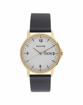 np77083yl01w-essentials-white-dial-leather-strap