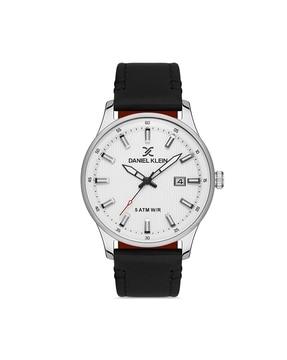 DK.1.13375-1 Analogue Watch with Leather Strap