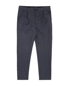 checked-pleat-front-trousers