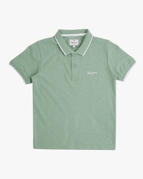 Polo T-Shirt with Contrast Tipping