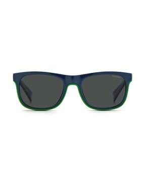 203938 Full-Rim UV-Protected Rectangular Sunglasses