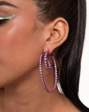 swirl-hoop-earrings-in-colored-plating