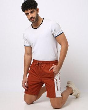 colourblock-shorts-with-elasticated-drawstring-waist