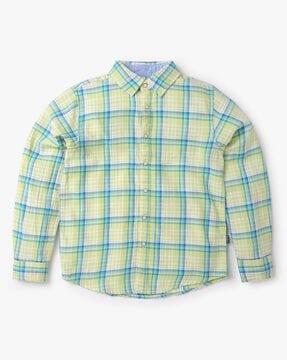 Lugano Fancy Yarn Dyed Checked Shirt