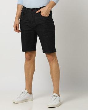mid-rise-denim-shorts