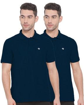 Pack of 2 Regular Fit Polo T-shirt