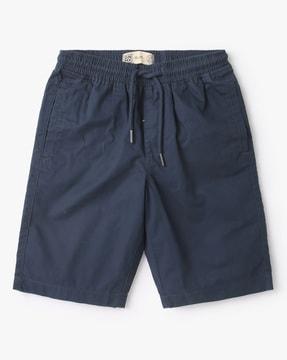 Slim Fit Cotton Pull-On Shorts