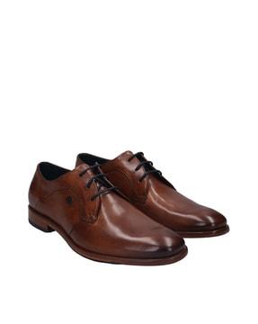 Derbys with Genuine Leather Upper