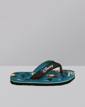 Mickey Mouse Print Flip-Flop