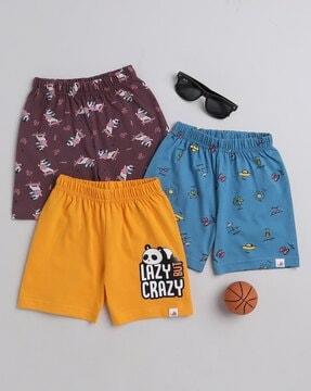 Pack of 3 Printed Shorts
