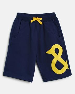 Printed Flat-Front Bermuda Shorts