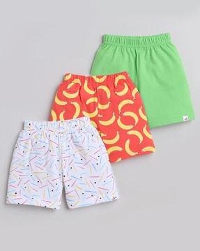 Pack of 3 Printed Shorts