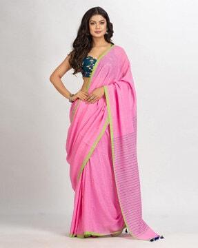 striped-handloom-saree-with-tassels