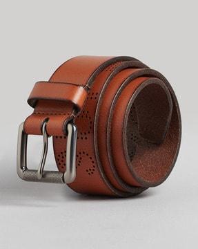 men-vintage-logo-perforated-belt