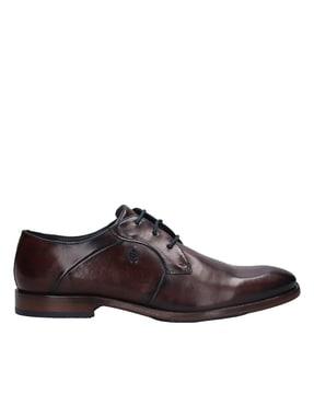 Derbys with Genuine Leather Upper