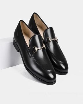 Formal Slip-On Shoes With Genuine Leather Upper
