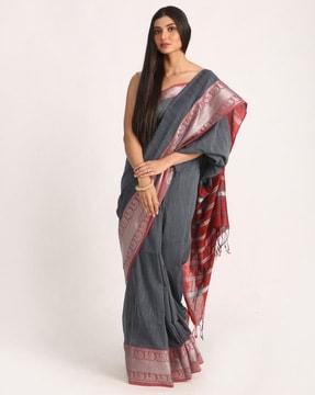 handloom-saree-with-contrast-border