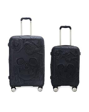 Pack of 2 Solid Trolley Bags