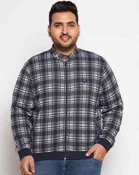 checked-bomber-jacket-with-zip-front