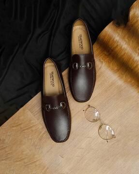 Solid Loafers Formal Shoes