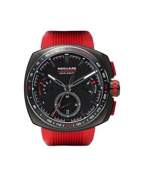 Chronograph Watch with Rubber Strap