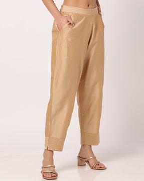 Pants with Semi-Elasticated Waist