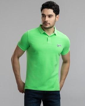 cotton-polo-t-shirt-with-placement-logo