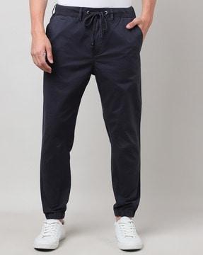 Flat-Front Jogger Trousers
