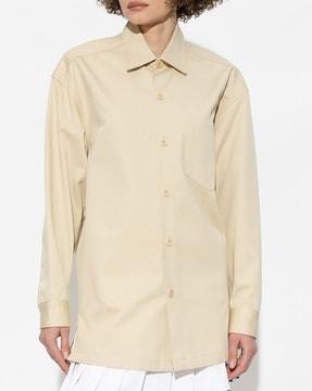brand-print-overshirt-with-patch-pocket