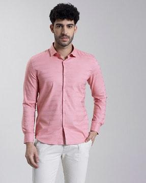 striped-slim-fit-shirt-with-spread-collar