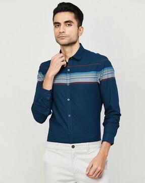 striped-knitted-shirt-with-full-sleeves