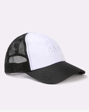 Men Trucker Hat with Embroidered Logo