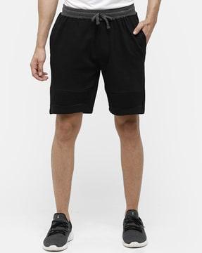 Solid Shorts with Slip Pockets