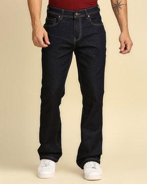 Mid-Rise Boot Cut Jeans