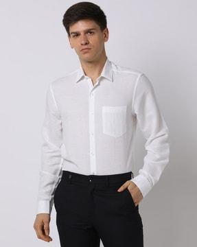 linen-shirt-with-patch-pocket