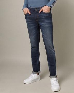heavily-washed-slim-fit-jeans