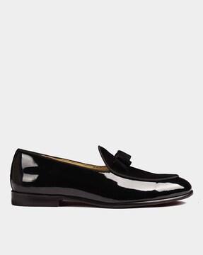 Round-Toe Formal Slip-On Shoes