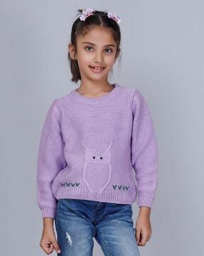 knitted-round-neck-sweatshirt