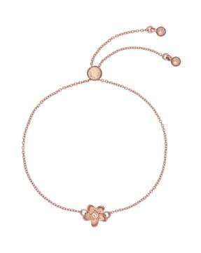 Rose Gold-Plated Link Bracelet
