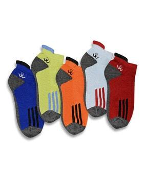 Pack of 5 Striped Ankle Length Socks