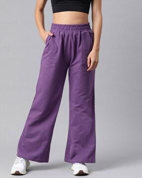 Flared Track Pants with Insert Pockets