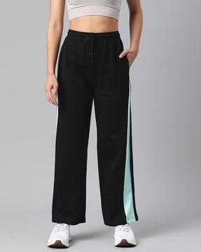 Straight Track Pants with Insert Pockets