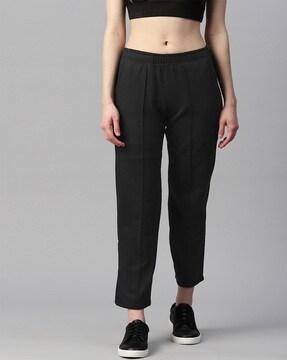 Fitted Track Pants with Elasticated Waistband