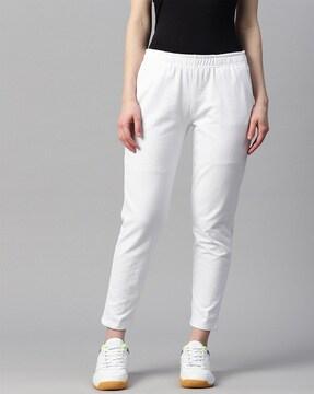 Fitted Track Pants with Elasticated Waistband