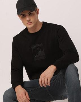 Brand Embossed Sweatshirt