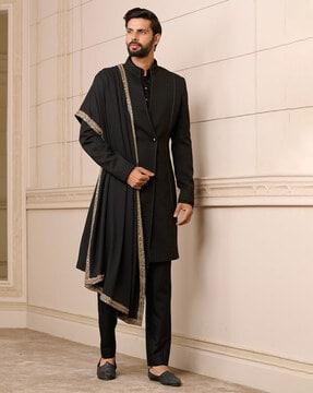 embellished-sherwani-with-kurta-&-trousers