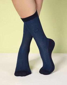 Unisex Logo Print Mid-Calf Length Socks