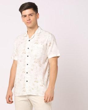 tropical-print-slim-fit-shirt