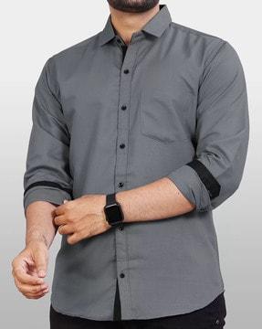 regular-fit-shirt-with-front-patch-pocket