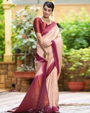traditional-saree-with-blouse-piece